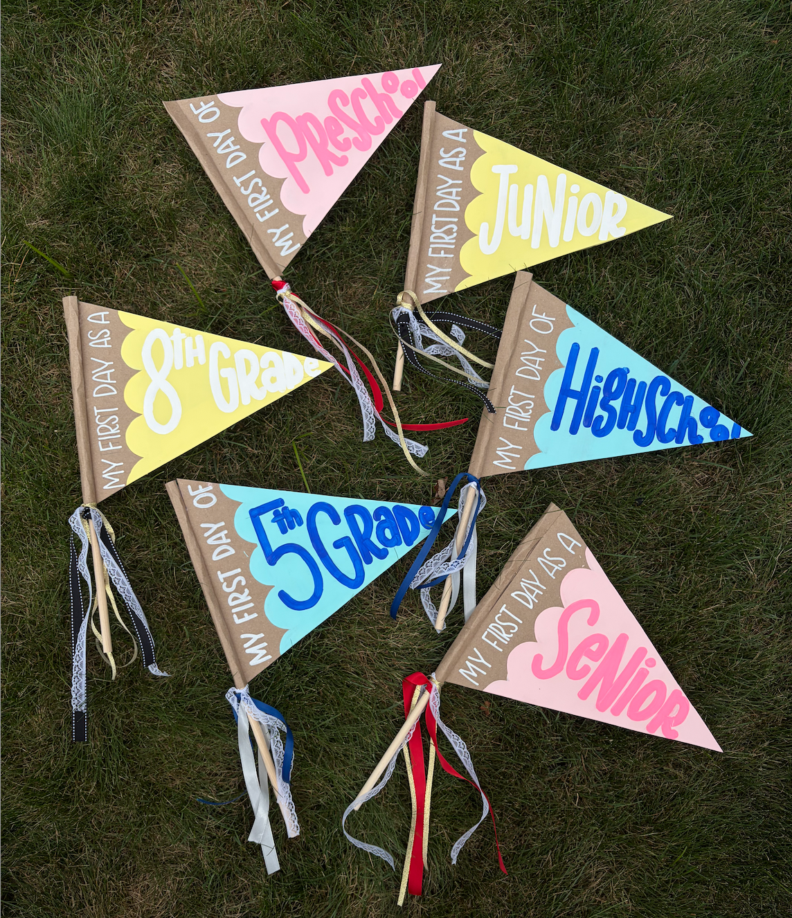 Back To School Pendant Flag